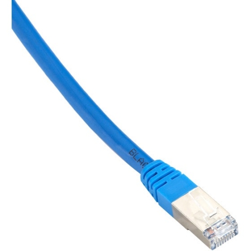 Black Box Cat6 400-MHz, Shielded, Solid Backbone Cable (FTP), Plenum, Blue, 10-ft. (3.0-m) EVNSL0273BL-0010