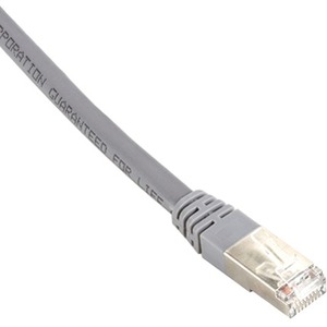 Black Box Cat6 400-MHz, Shielded, Solid Backbone Cable (FTP), Plenum, Gray, 7-ft. (2.1-m) EVNSL0273GY-0007