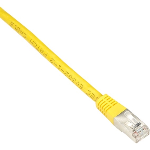 Black Box Cat6 250-MHz Shielded, Stranded Cable SSTP (PIMF), PVC, Yellow, 6-ft. (1.8-m) EVNSL0272YL-0006