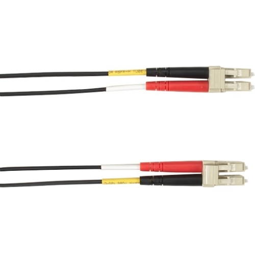 Black Box Fiber Optic Network Cable FOCMR10-010M-LCLC-BK
