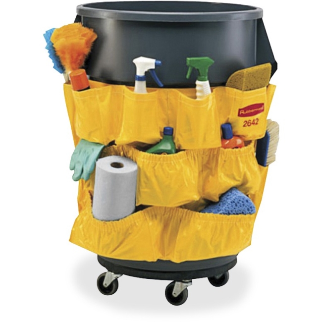 Rubbermaid Commercial Brute Utility Container Caddy Bag 264200YWCT RCP264200YWCT