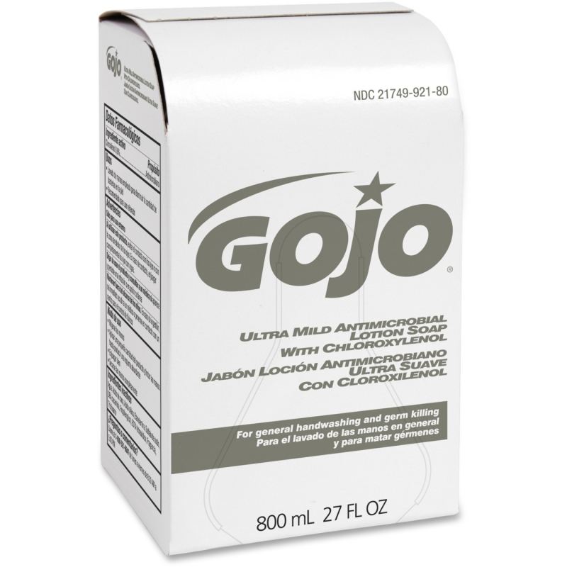 Gojo 800 ml Bag Refill Antibacterial Lotion Soap 921212 GOJ921212