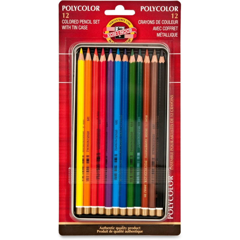 Koh-I-Noor Polycolor Colored Pencils Set FA381612BC KOHFA381612BC