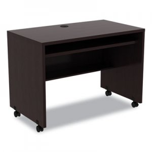 Alera Valencia Series Mobile Workstation Desk, 41 3/8 x 23 5/8x 29 5/8, Espresso ALEVA204224ES