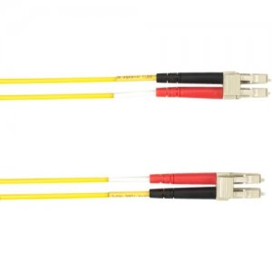 Black Box Fiber Optic Network Cable FOCMR10-002M-LCLC-YL