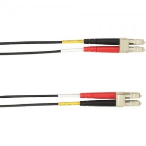 Black Box Fiber Optic Network Cable FOCMR10-003M-LCLC-BK