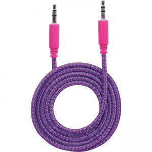 Manhattan 3.5mm Stereo Male to Male, Purple/Pink, 1 m (3 ft.) 394116