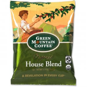 Green Mountain Coffee Roasters Fair Trade Organic House Blend Decaf Coffee T5493 GMT5493