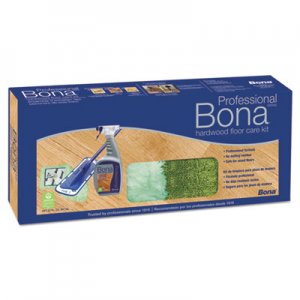 Bona Hardwood Floor Care Kit, 15" Head, 52" Handle, Blue BNAWM710013398 WM710013398