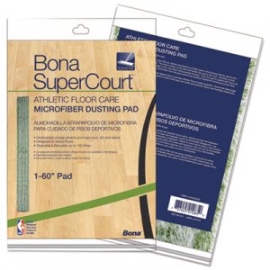 Bona SuperCourt Athletic Floor Care Microfiber Dusting Pad, 60", Green BNAAX0003500 AX0003500