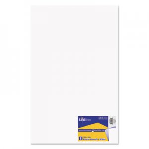 Royal Brites Premium Coated Poster Board, 14 x 22, White, 8/Pack GEO24324 24324