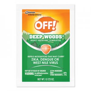 OFF! Deep Woods Towelettes, 12/Box, 12 Boxes per Carton SJN611072 611072