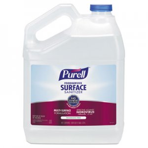 PURELL Foodservice Surface Sanitizer, Fragrance Free, 1 gal Bottle, 4/Carton GOJ434104 4341-04