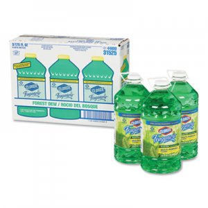 Clorox Fraganzia Multi-Purpose Cleaner, Forest Dew Scent, 175 oz Bottle, 3/Carton CLO31525 31525