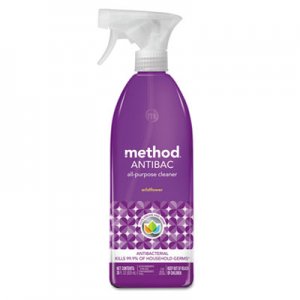 Method Antibac All-Purpose Cleaner, Wildflower, 28 oz Spray Bottle, 8/Carton MTH01454
