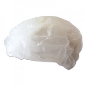 Boardwalk Disposable Bouffant Caps, White, X-Large, 100/Pack BWKH42XL