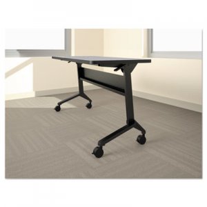 Safco Flip-n-Go Table Base, 70 1/2w x 21 1/4d x 27 7/8h, Black MLNLF72S5 LF72S5