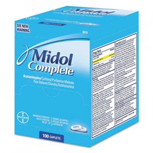 Midol Complete Menstrual Caplets, Two-Pack, 50 Packs/Box FAO90751 90751