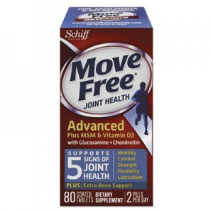 Move Free Advanced Plus MSM & Vitamin D3 Joint Health Tablet, 80 Count, 12/Ctn MOV97007CT 20525-97007