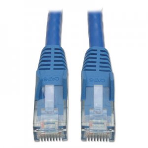Tripp Lite Cat6 Gigabit Snagless Molded Patch Cable, RJ45 (M/M), 10 ft., Blue TRPN201010BL N201-010-BL