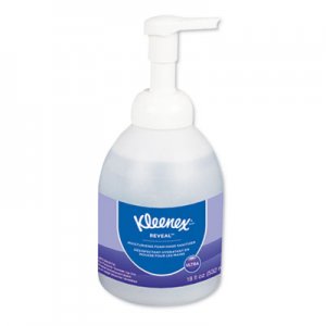 Kleenex Reveal Ultra Moisturizing Foam Hand Sanitizer, 18 oz Bottle, Clear KCC45826EA 45826EA