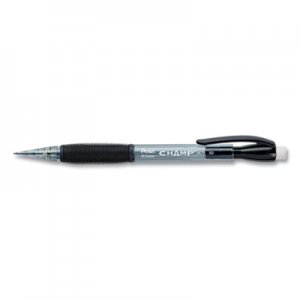 Pentel Champ Mechanical Pencil, 0.9 mm, HB (#2.5), Black Lead, Translucent Black Barrel, Dozen PENAL19A AL19A