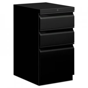 HON Mobile Box/Box/File Pedestal, 15w x 20d x 28h, Black BSXHBMP2BP HBMP2B.P