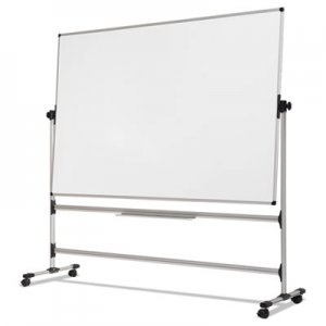 MasterVision Earth Silver Easy Clean Revolver Dry Erase Board,48x70, White, Steel Frame BVCRQR0521 RQR0521