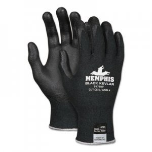 MCR Kevlar Gloves 9178NF, Kevlar/Nitrile Foam, Black, X-Large CRW9178NFXL 9178NFXL