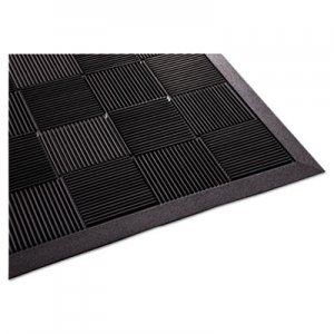 Guardian Parquet Wiper Scraper Mat, 24 x 36, Black MLLPARQUET2X3 PARQUET2X3