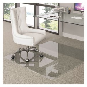 deflecto Premium Glass All Day Use Chair Mat - All Floor Types, 36 x 46, Rectangular, Clear DEFCMG70433646 CMG70433646