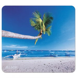Allsop Naturesmart Mouse Pad, Outrigger Beach Design, 8 1/2 x 8 x 1/10 ASP31621 31621