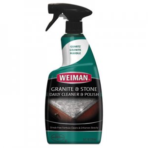 WEIMAN Granite Cleaner and Polish, Citrus Scent, 24 oz Spray Bottle, 6/Carton WMN109 109