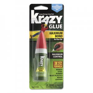 Krazy Glue Maximum Bond Krazy Glue EZ Squeeze Gel, 0.14 oz, Dries Clear EPIKG49048MR KG49048MR