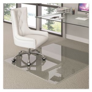 deflecto Premium Glass All Day Use Chair Mat - All Floor Types, 48 x 60, Rectangular, Clear DEFCMG70434860 CMG70434860