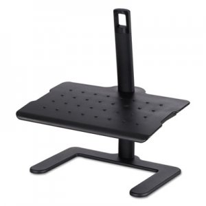 Safco Height-Adjustable Footrest, 20.5w x 14.5d x 3.5 to 21.5h, Black SAF2129BL 2129BL