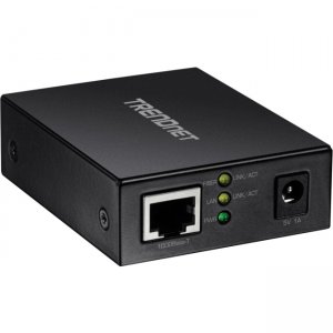 TRENDnet 1000BASE-T to SFP Fiber Media Converter TFC-GSFP