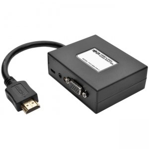 Tripp Lite 2-Port HDMI to VGA + Audio Adapter / Splitter, 1920 x 1440 (1080p) P131-06N-2VA-U