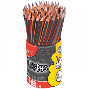 Helix Black Peps Triangular No. 2 Pencils 851759ZV HLX851759ZV