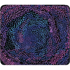 OTM Prints Black Mouse Pad, Petals Cool OP-MPV1BM-ART01-25