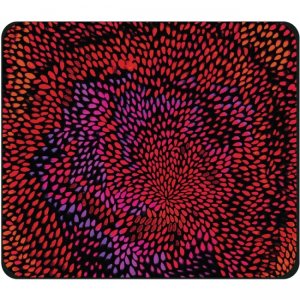 OTM Prints Black Mouse Pad, Petals Warm OP-MPV1BM-ART01-26