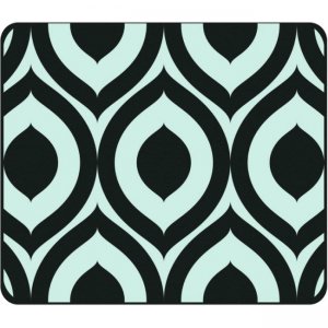 OTM Classic Prints Black Mouse Pad, Elm Frost Green OP-MPV1BM-CLS-03