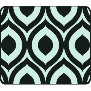 OTM Classic Prints Black Mouse Pad, Elm Frost Green OP-MPV1BM-CLS-03