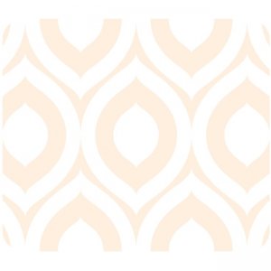 OTM Classic Prints White Mouse Pad, Elm Frost Peach OP-MPV1WM-CLS-02
