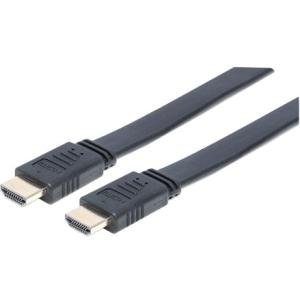 Manhattan Flat High Speed HDMI Cable with Ethernet 391542