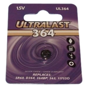 UltraLast Green UltraLast Silver Oxide Watch Battery ul-364