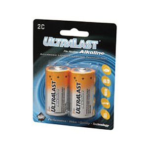 UltraLast Green Alkaline General Purpose Battery ULA2C
