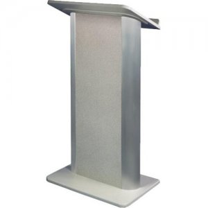 AmpliVox Flat Gray Granite Lectern sn3105