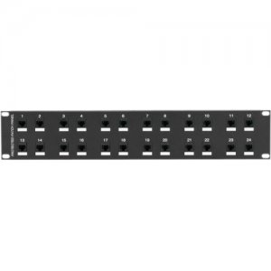 Black Box CAT6 Protected Panel, 24-Port, 2U JSM114A