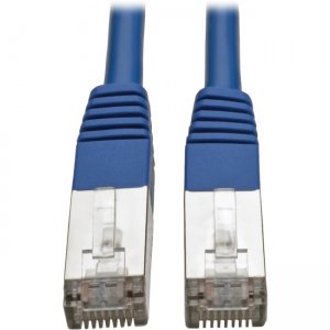 Tripp Lite Cat5e 350 MHz Molded Shielded STP Patch Cable (RJ45 M/M), Blue, 15 ft N105-015-BL